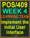 POS/409 Implement the Initial User Interface